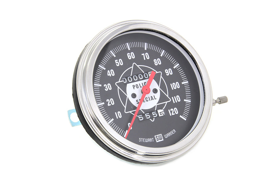 Speedometer with 2:1 Ratio and Red Needle