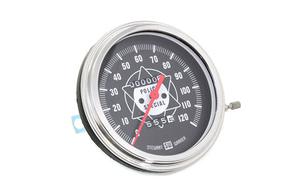 Speedometer with 2:1 Ratio and Red Needle