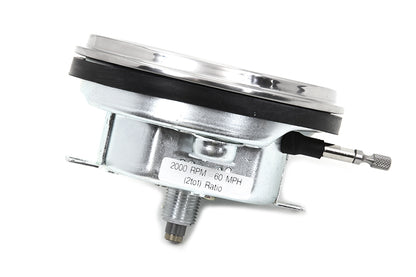 Speedometer with 2:1 Ratio and Red Needle