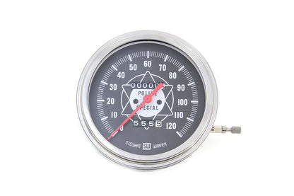 Speedometer with 1:1 Ratio and Red Needle