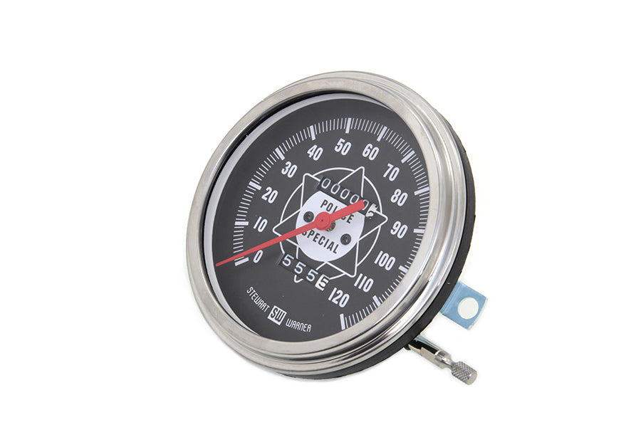 Speedometer with 1:1 Ratio and Red Needle