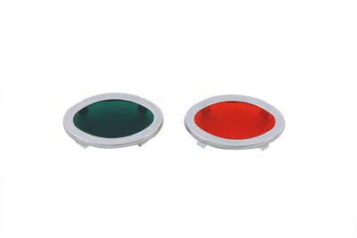 Chrome Cateye Dash Panel Lens Kit