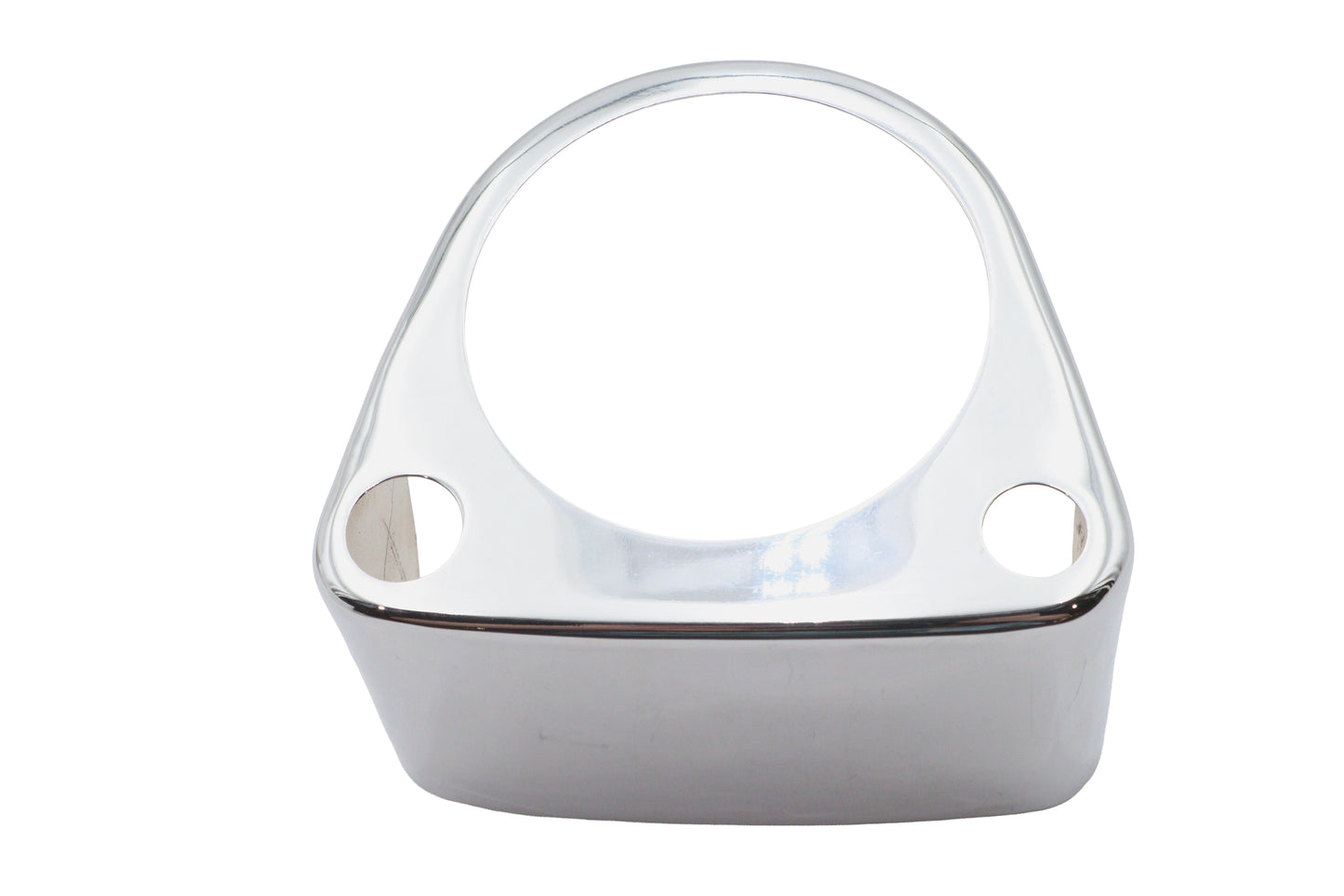 Chrome Single Gauge Housing