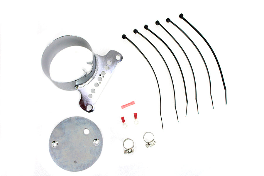 Single Gauge Mount Bracket Chrome