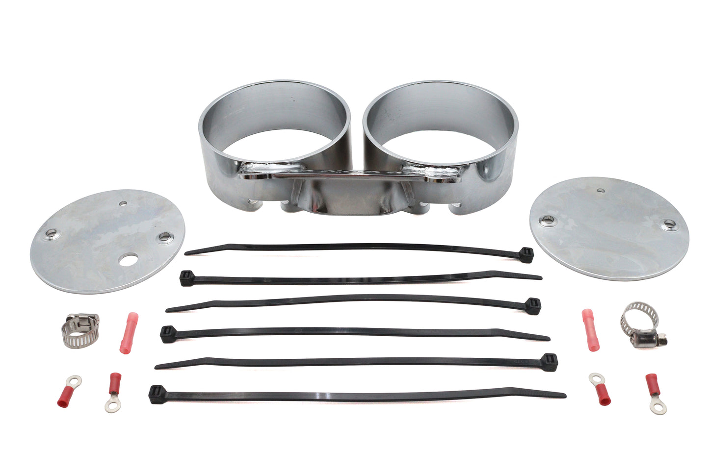 Dual Gauge Mount Bracket Chrome