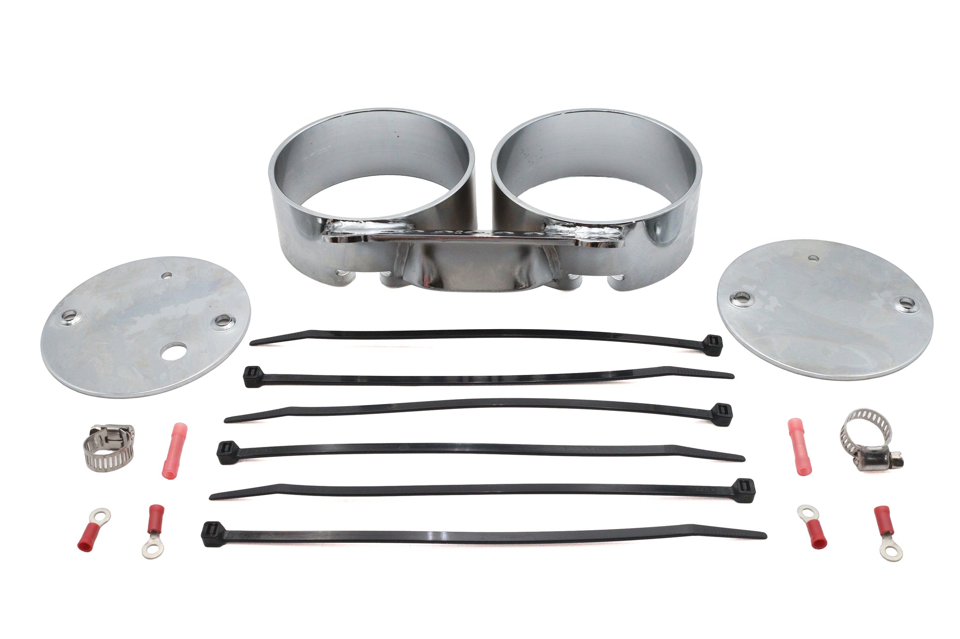 Dual Gauge Mount Bracket Chrome