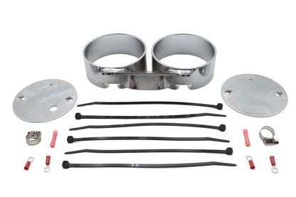 Dual Gauge Mount Bracket Chrome