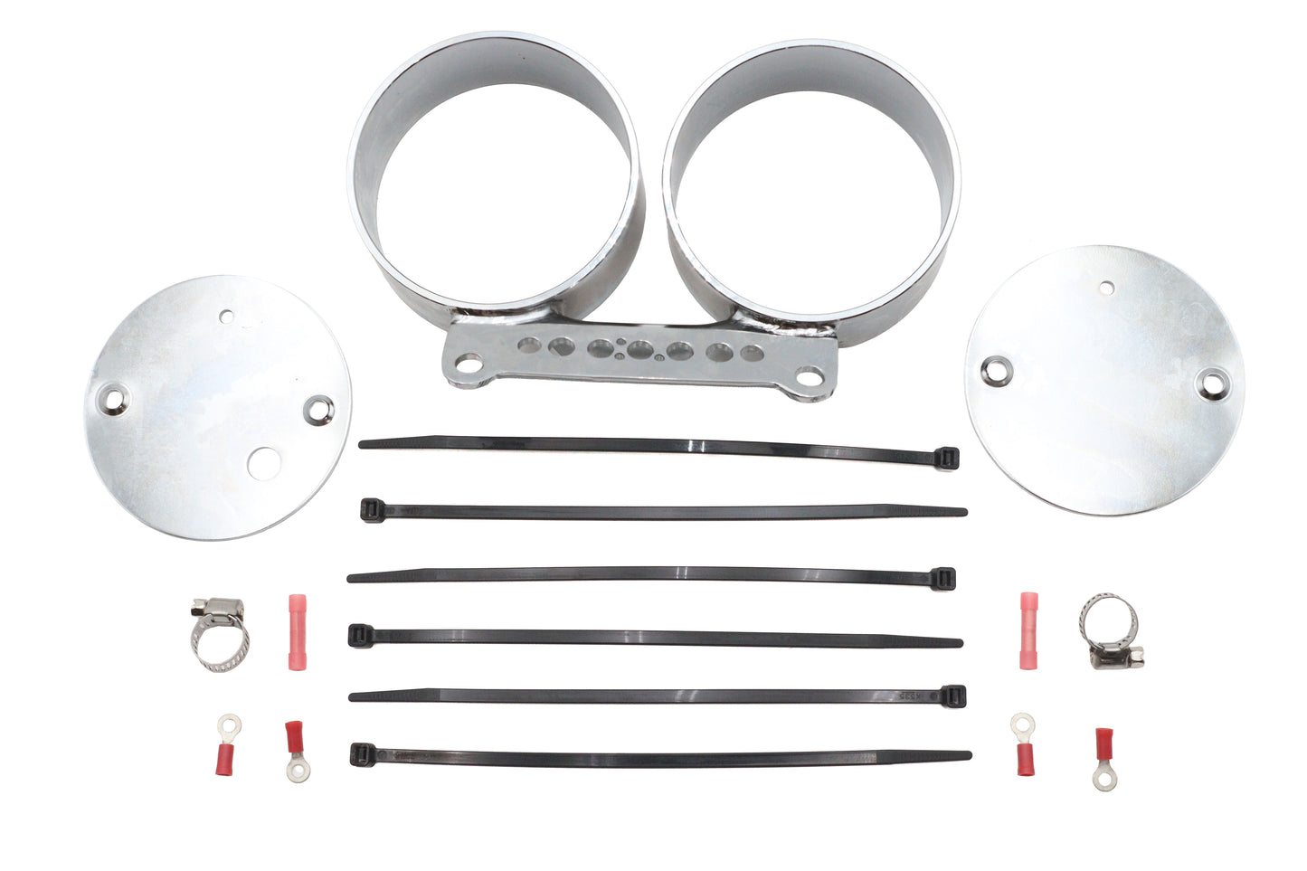 Dual Gauge Mount Bracket Chrome