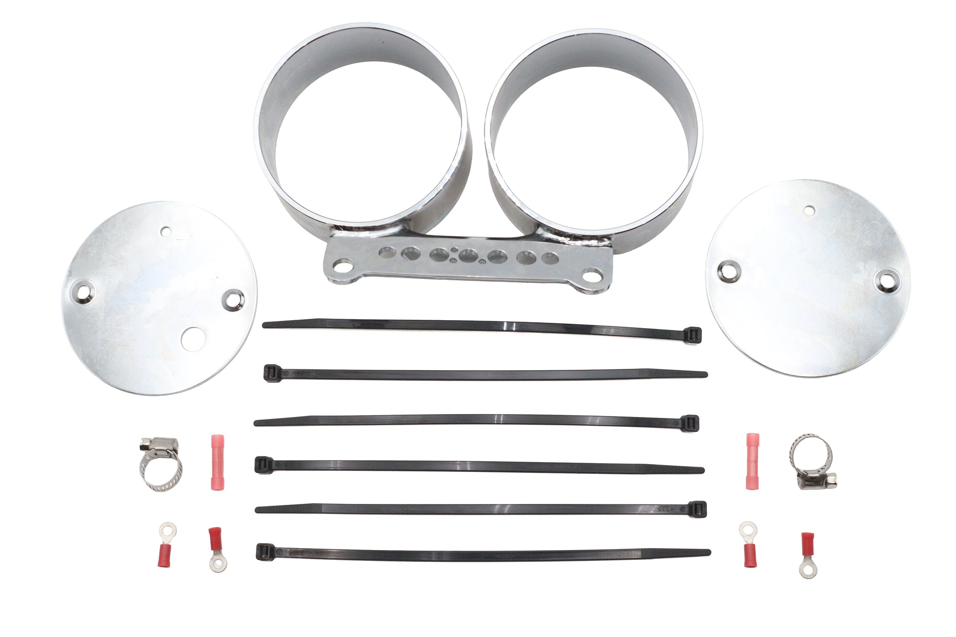 Dual Gauge Mount Bracket Chrome