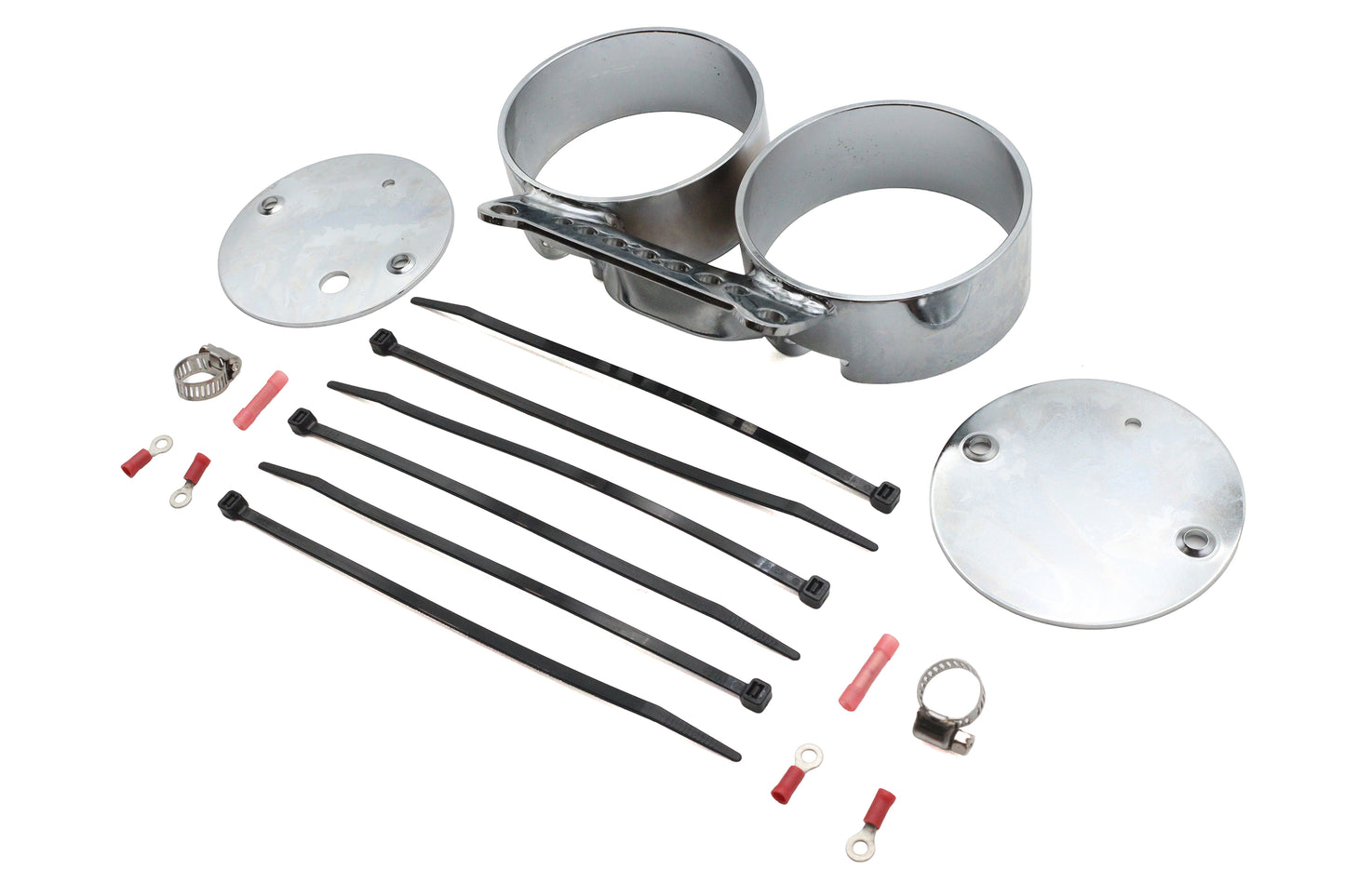 Dual Gauge Mount Bracket Chrome