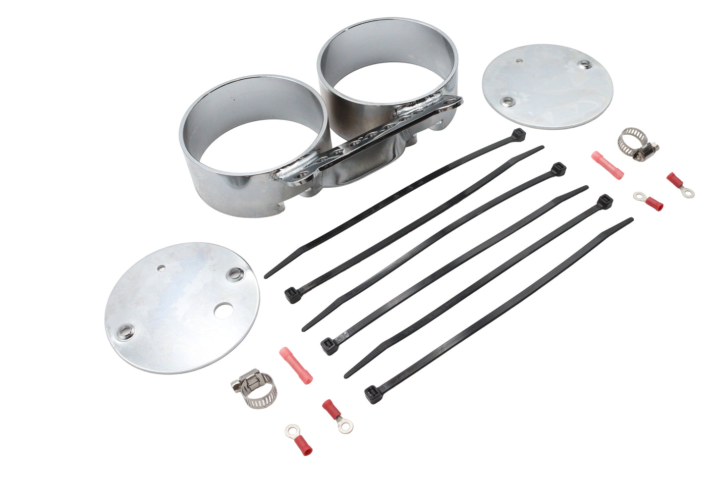 Dual Gauge Mount Bracket Chrome