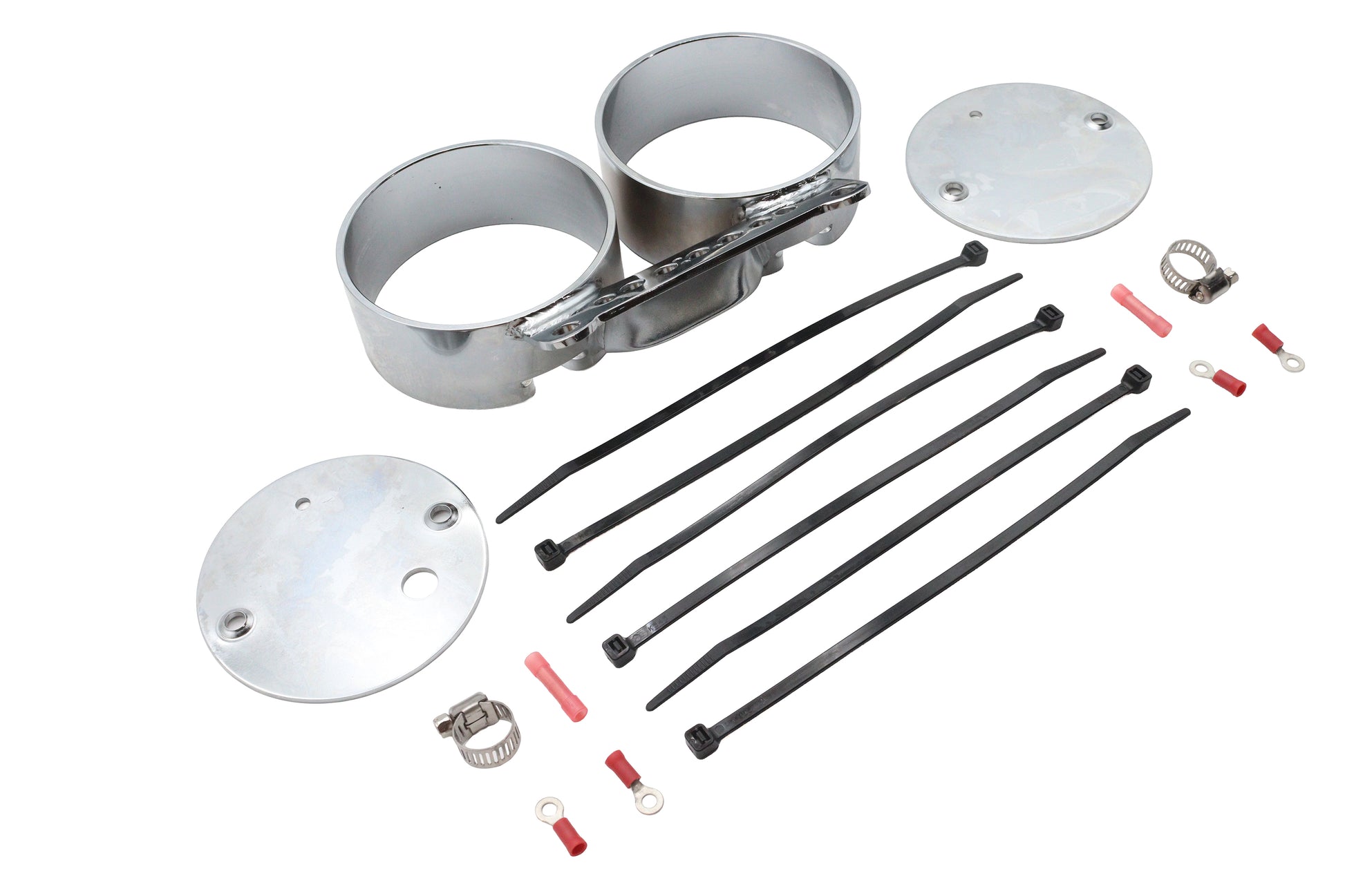 Dual Gauge Mount Bracket Chrome