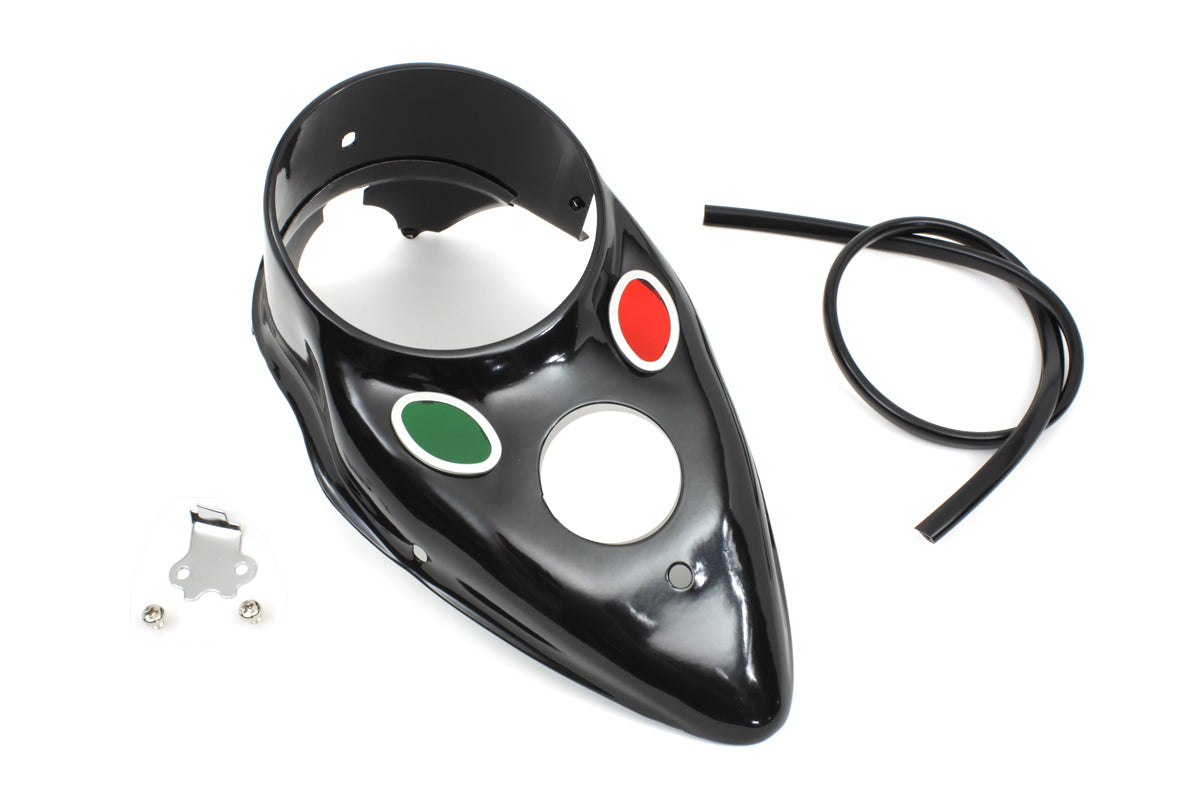 Black Replica Cateye Dash Panel