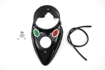 Black Replica Cateye Dash Panel