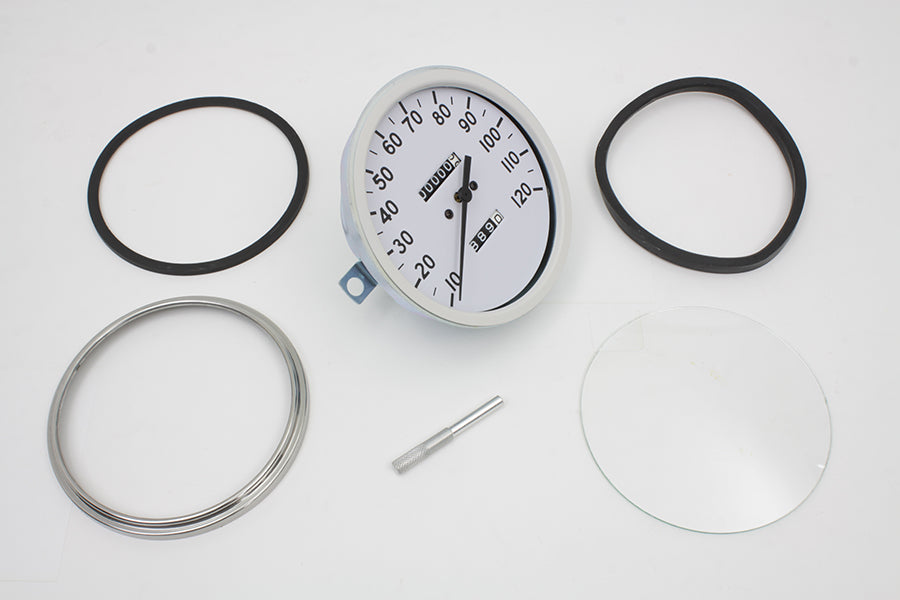 Replica 2:1 Speedometer with Black Needle