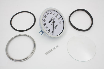 Replica 2:1 Speedometer with Black Needle