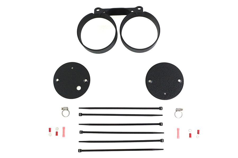 Dual Gauge Mount Bracket Black