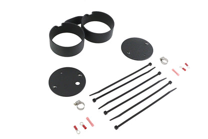Dual Gauge Mount Bracket Black