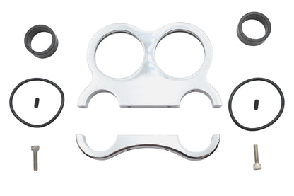 Chrome Billet 48mm Dual Gauge Mount