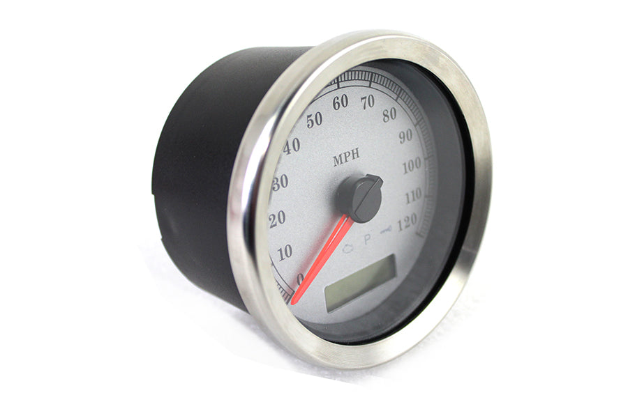 Programmable Gauge with Silver Face