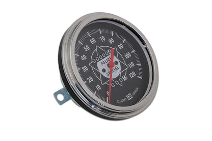 Police Speedometer With Red Needle