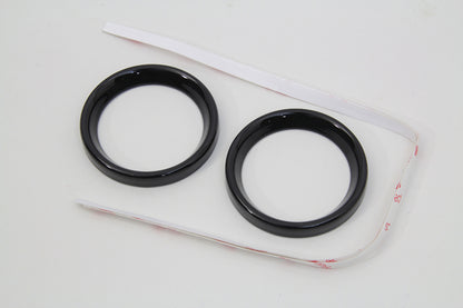 2 Gauge Bezel Cover Kit with a Black Finish