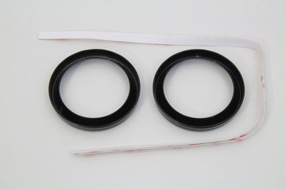 2 Gauge Bezel Cover Kit with a Black Finish