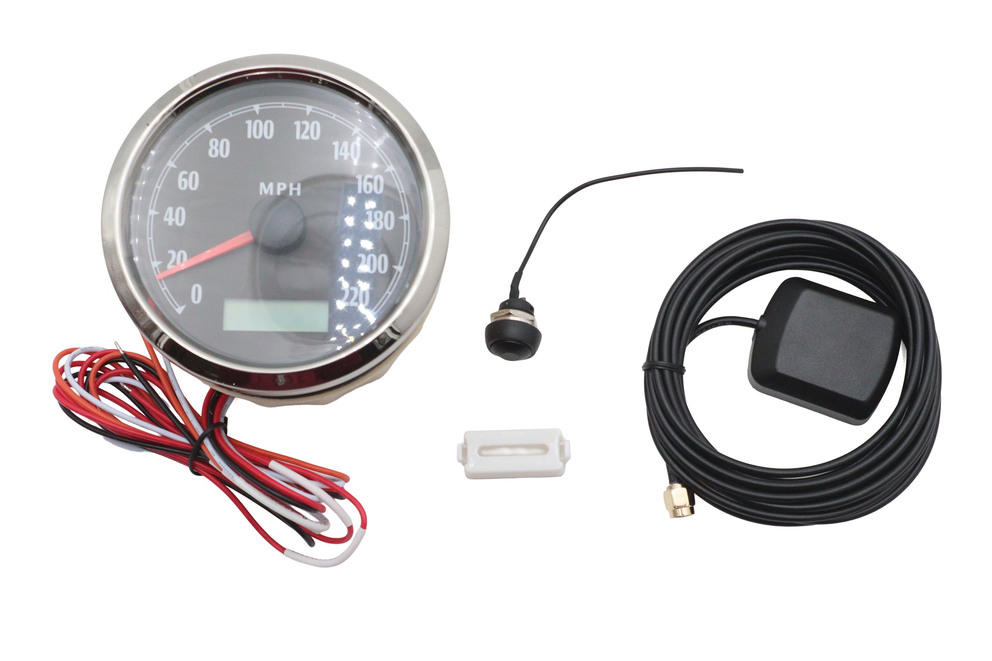 85mm GPS Speedometer Black