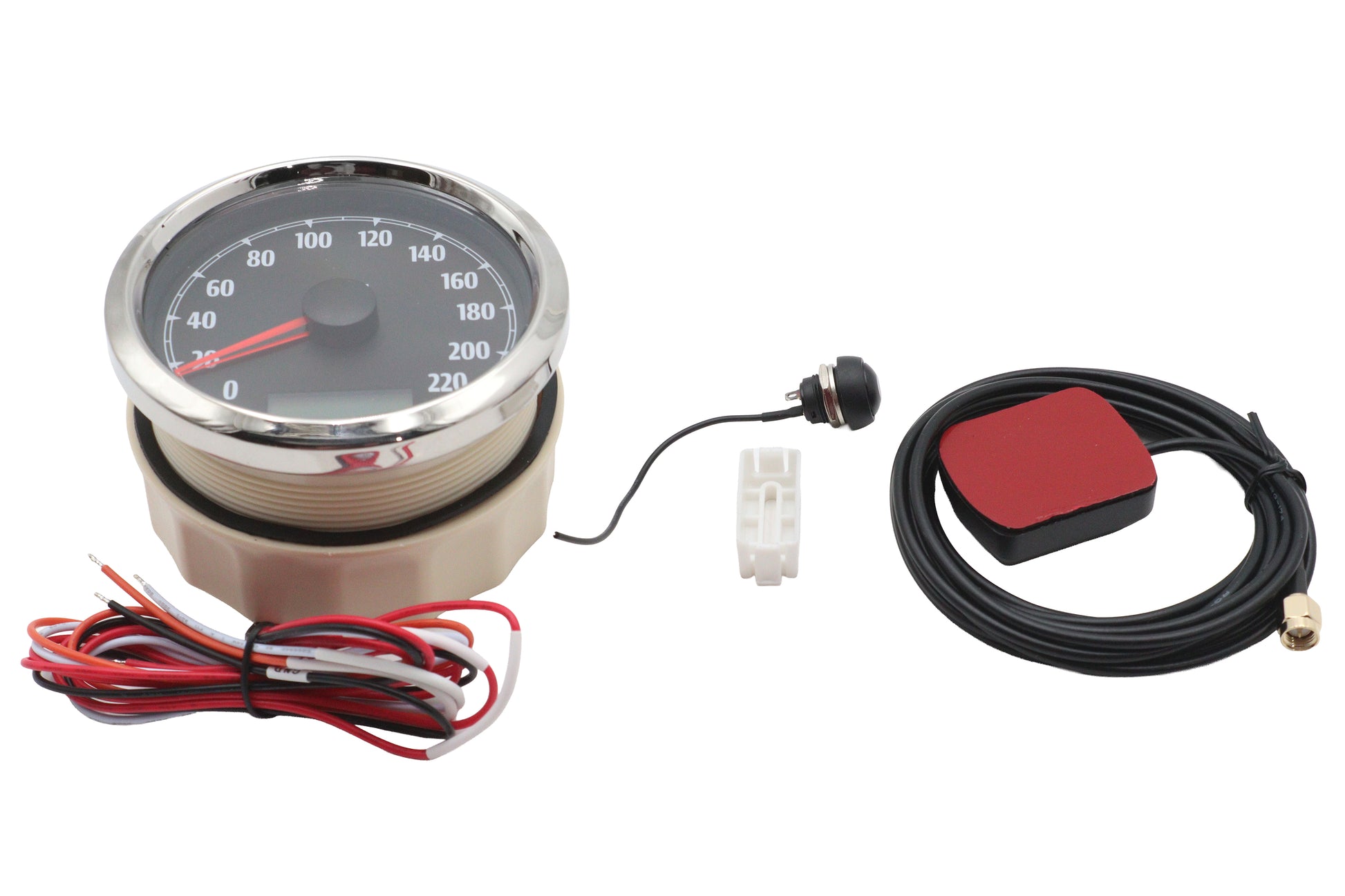 85mm GPS Speedometer Black