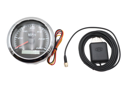 85mm GPS Speedometer Black