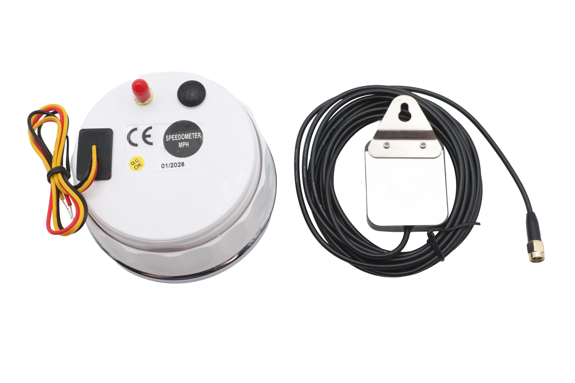 85mm GPS Speedometer Black