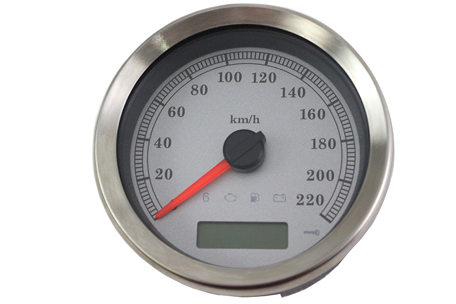 4 Electronic Speedometer Assembly Silver