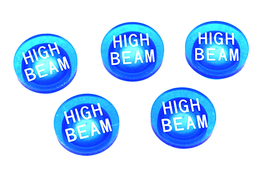 High Beam Blue Lenses