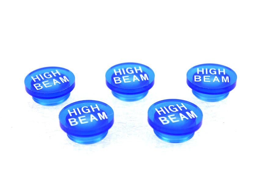 High Beam Blue Lenses