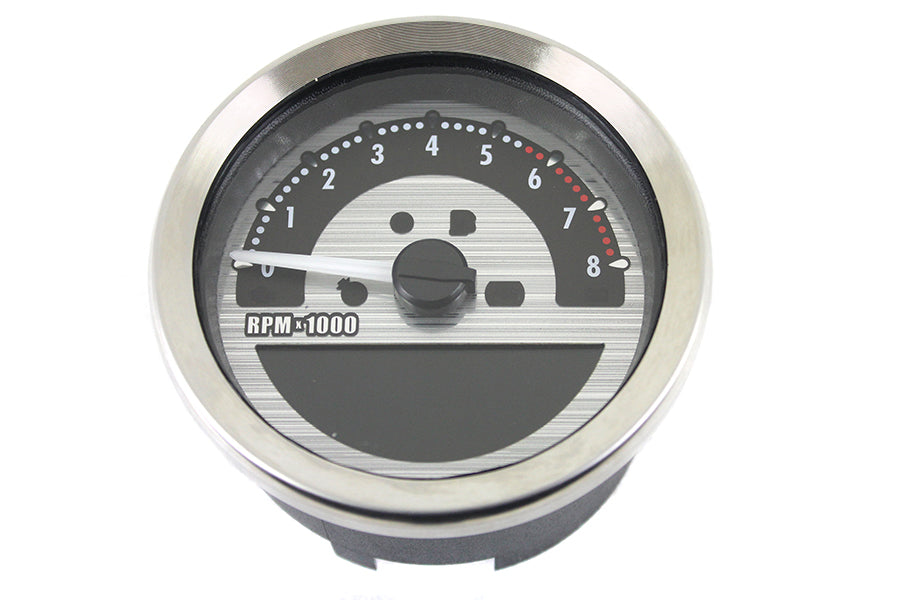 AEE 4 Dakota Style Speedometer and Tachometer Silver