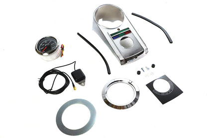 85mm GPS Speedometer Kit Chrome