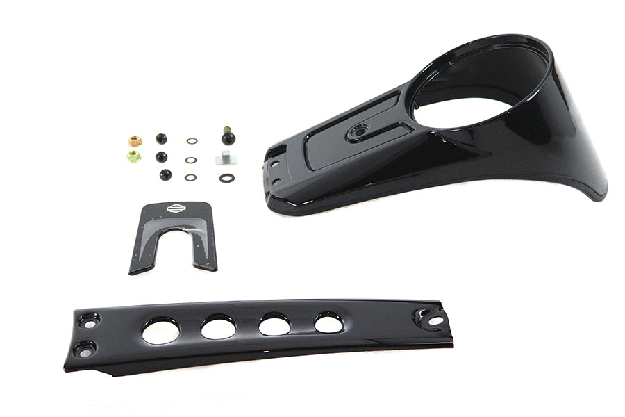 OE Softail Deluxe Dash Panel Black