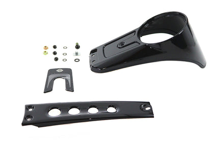 OE Softail Deluxe Dash Panel Black
