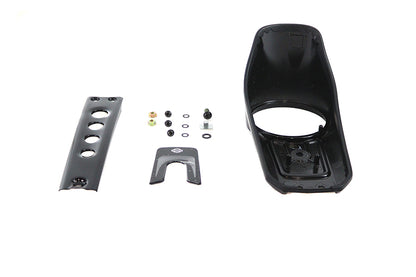 OE Softail Deluxe Dash Panel Black