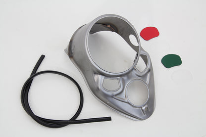Raw Skull Dash Panel with Red Lens