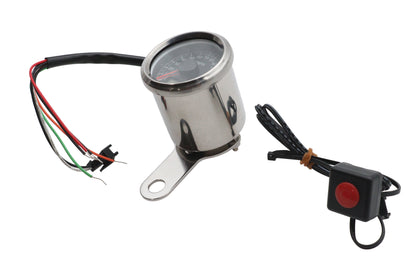 48mm Electronic Speedometer Black Face