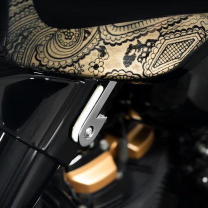 hogworkz billet led fork signals chrome
