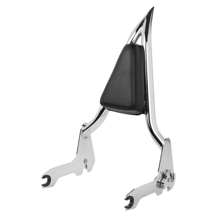 hogworkz low rider havoc sissy bar in chrome