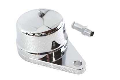 Billet Crankcase Breather Chrome
