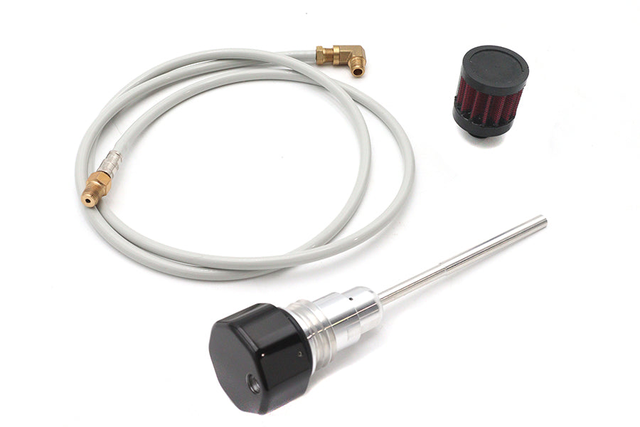 Oil Tank Vented Dipstick Black