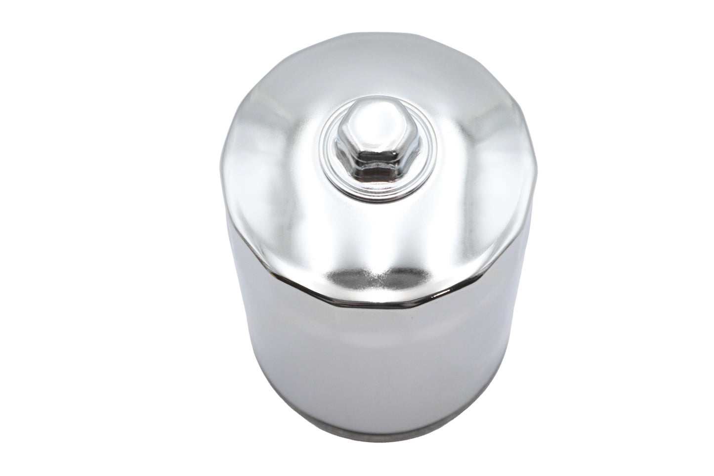 Hex Spin On Oil Filter Chrome