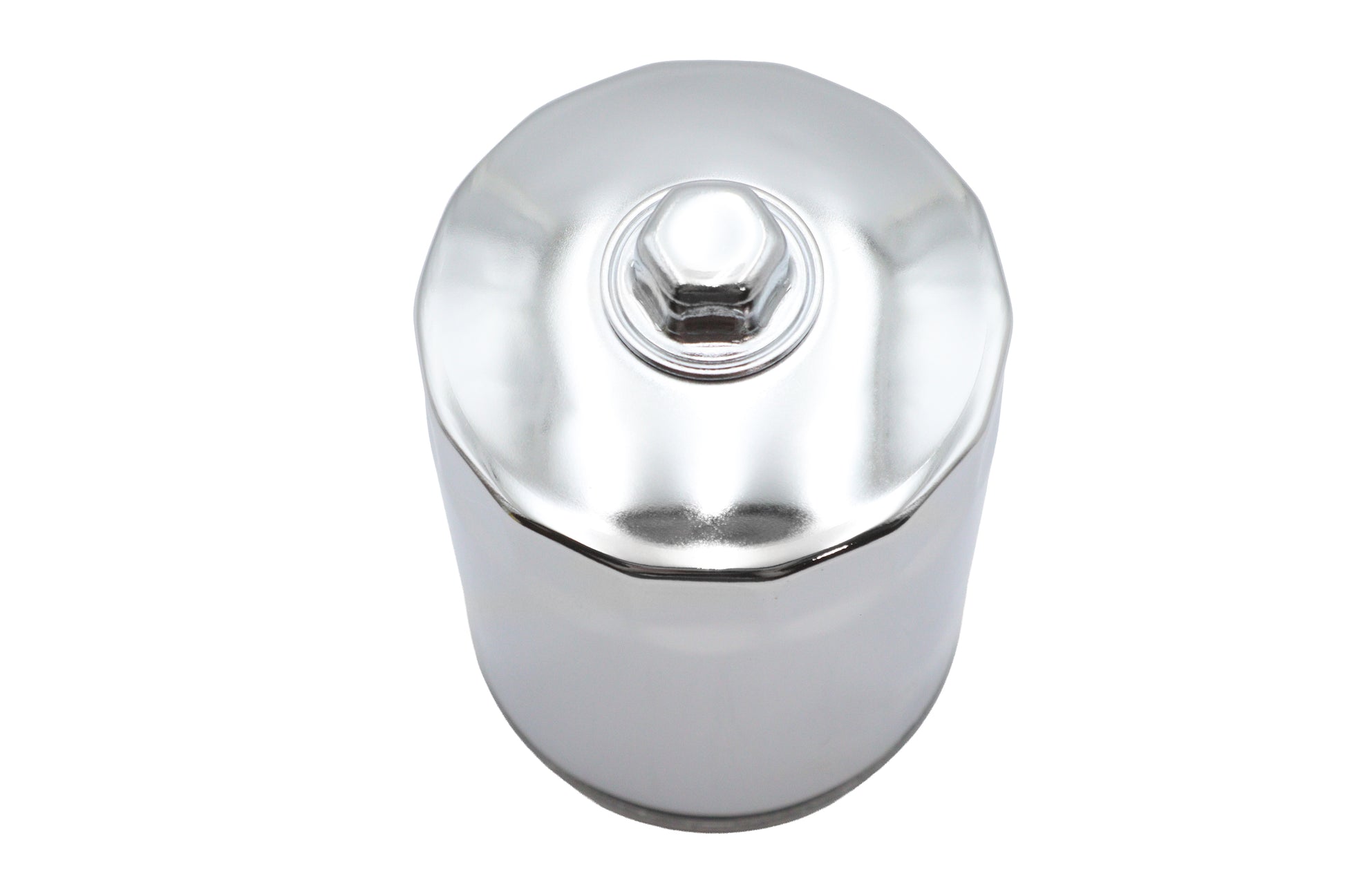 Hex Spin On Oil Filter Chrome