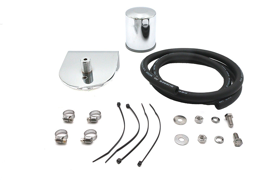 Pura Flow Oil Filter Kit Chrome
