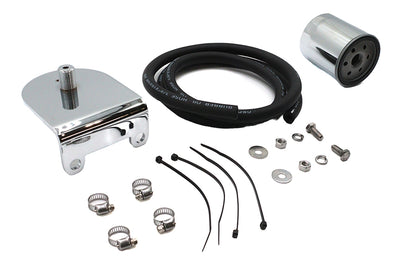 Pura Flow Oil Filter Kit Chrome