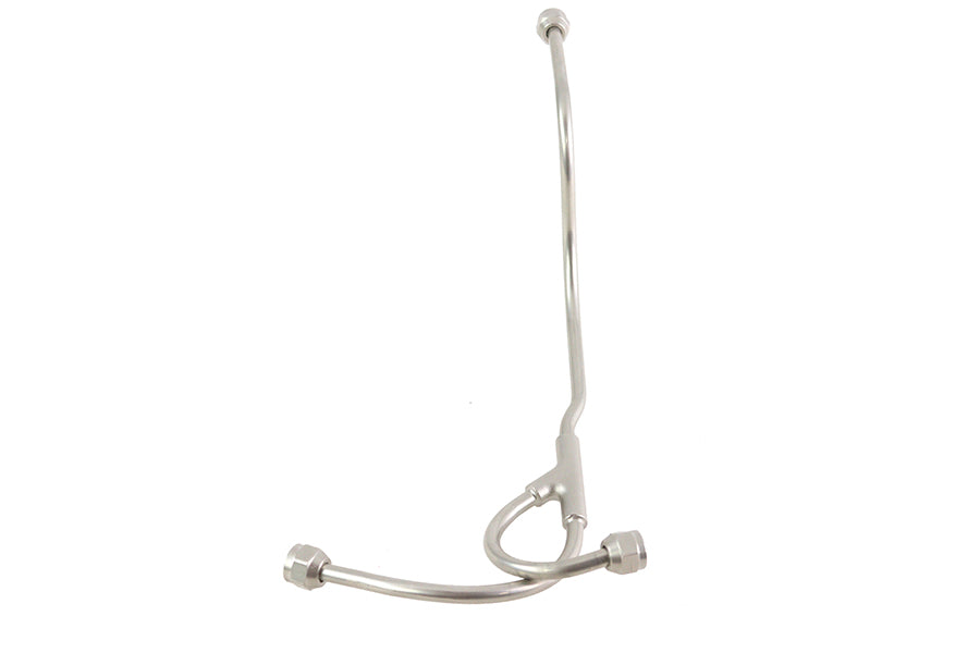 Knucklehead Top Oil Line Chrome